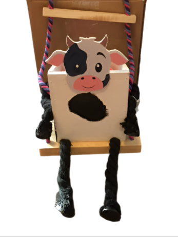 Cow Hanging Plant Holder