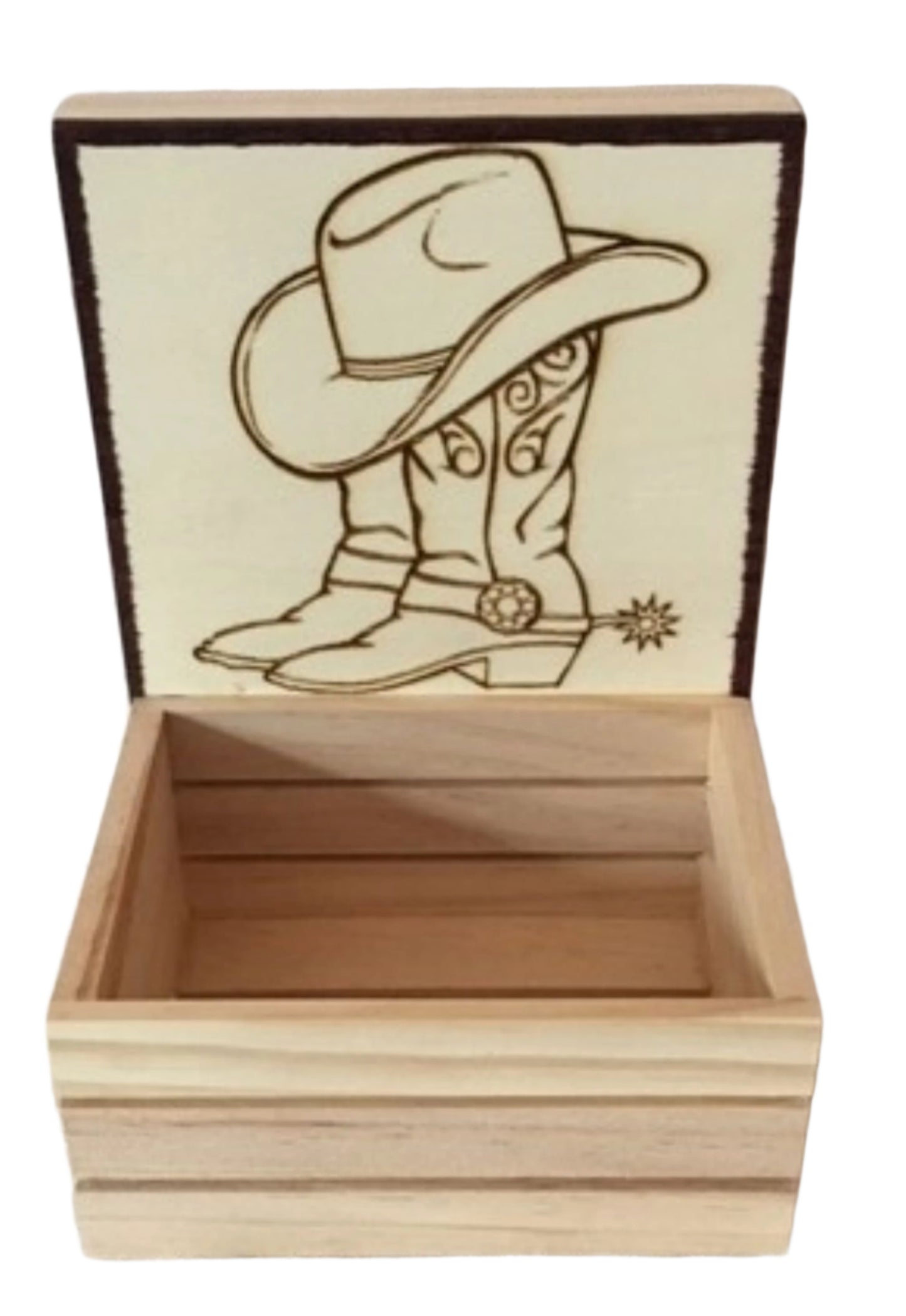 Wooden Wall Decor "Cowboy boots & Hat"