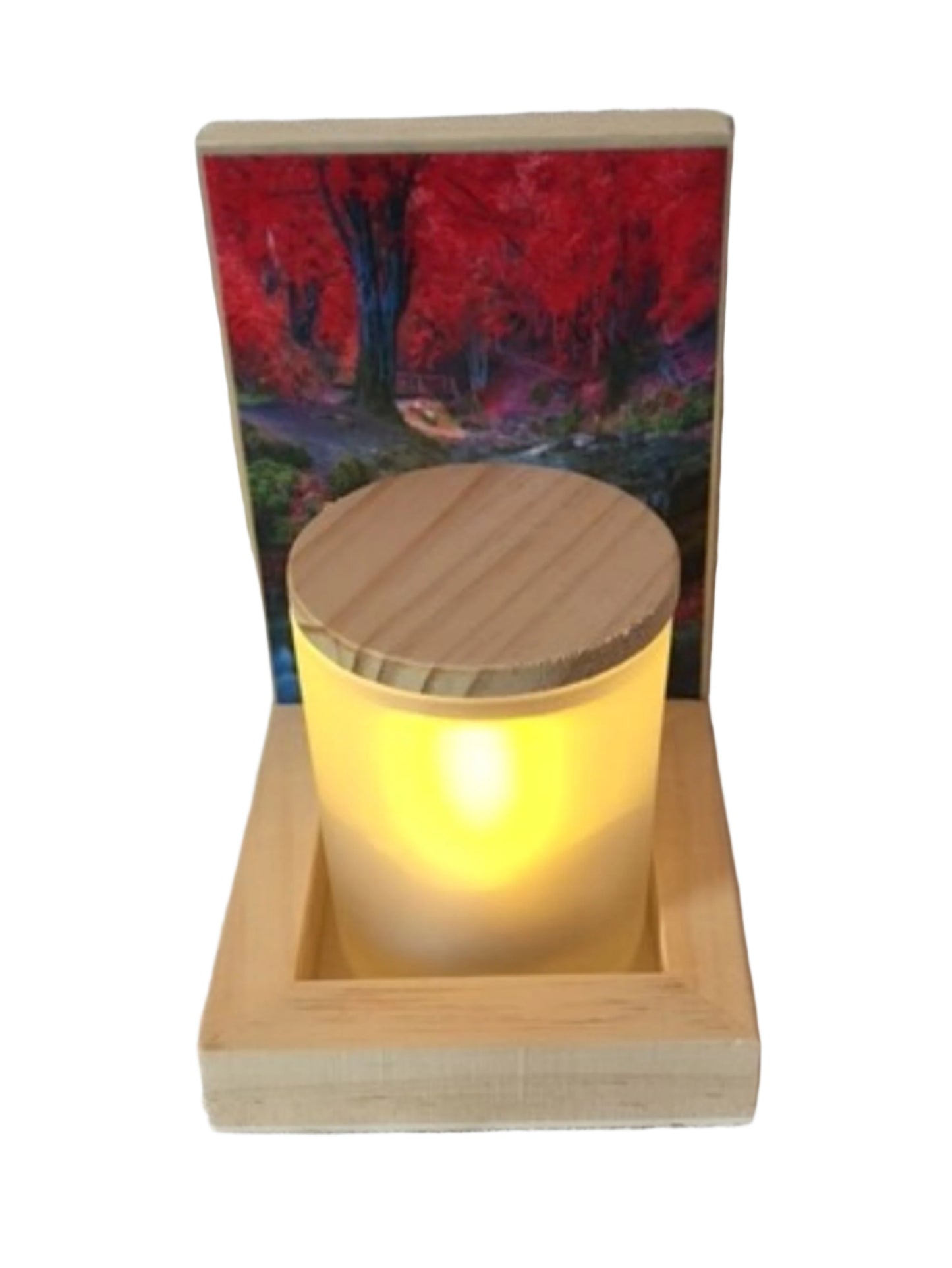 Wooden Candle Holders