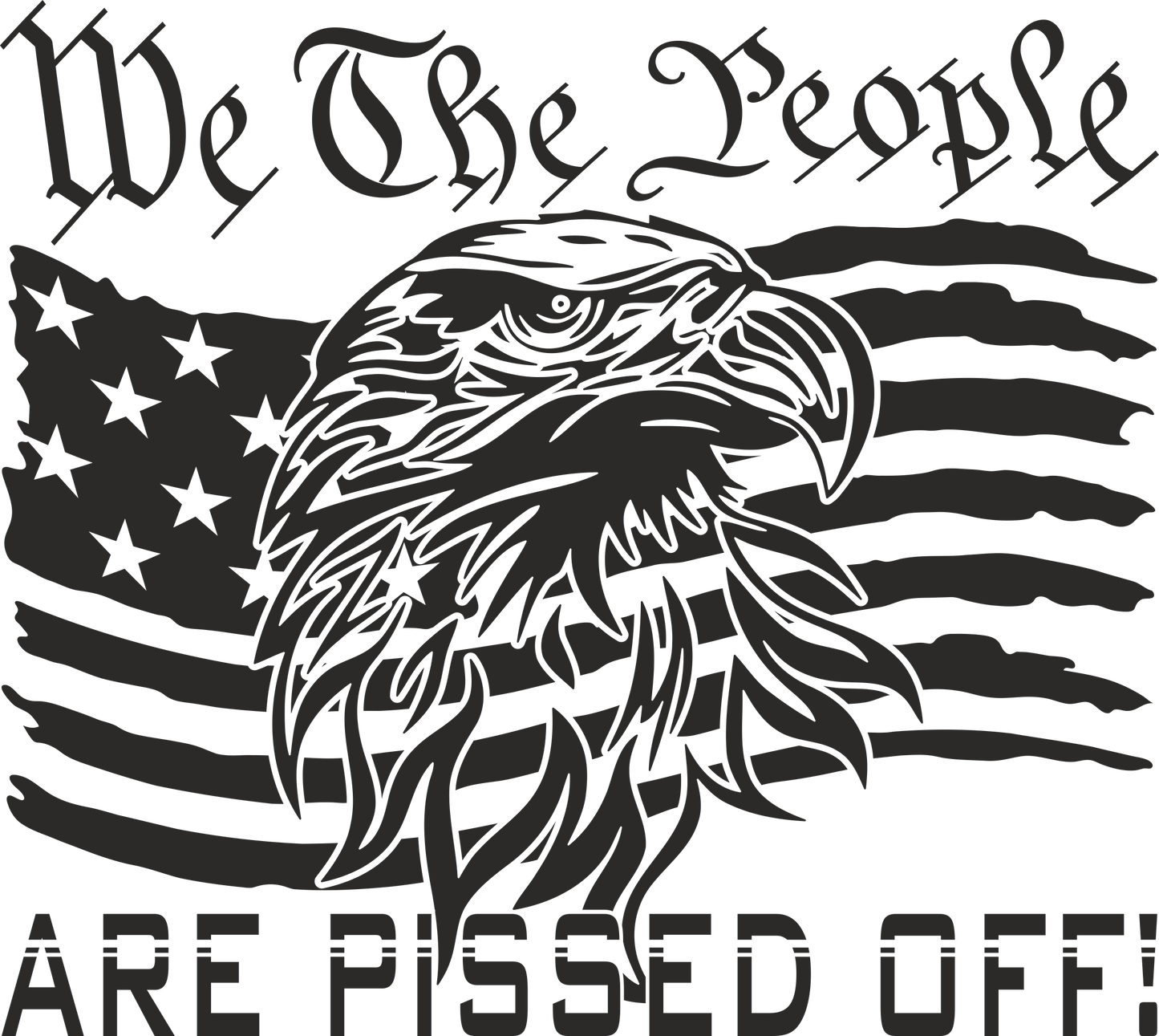 Short Sleeve T-shirt "We the people are pissed off"