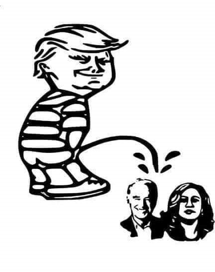 T-SHIRT "PISS ON BIDEN/HARRIS"