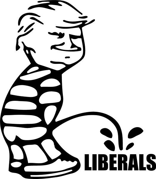 T-SHIRT "PISS ON LIBERALS"