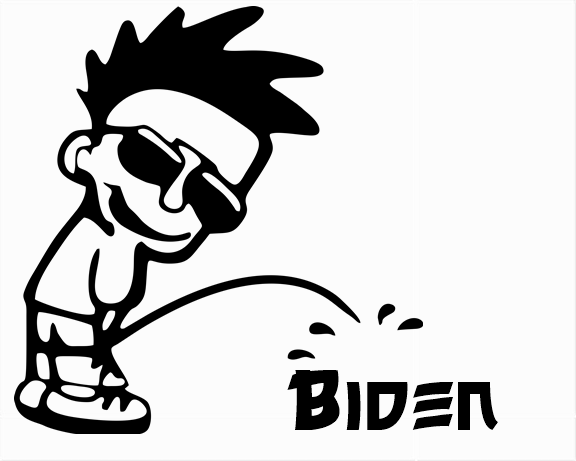 T-SHIRT "PISS ON BIDEN"