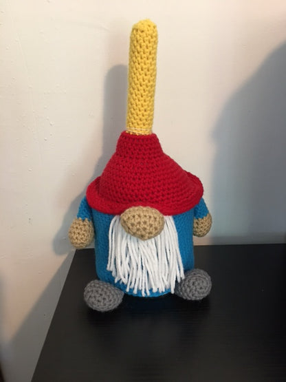 Gnome Plunger Toilet Paper Cover