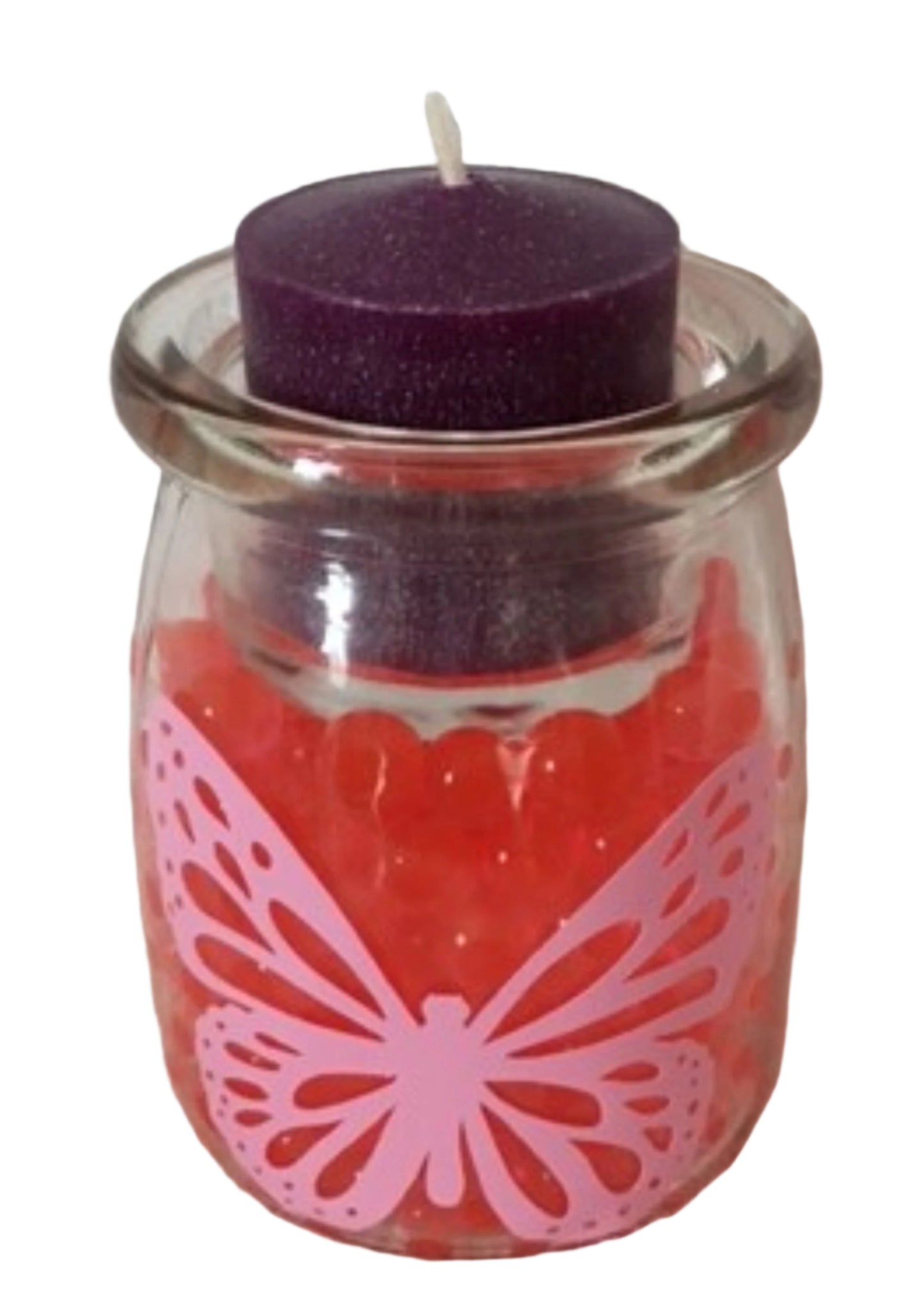 Glass Candle Holder