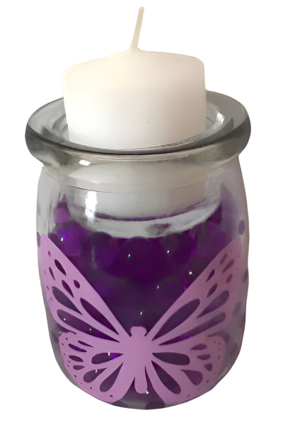 Glass Candle Holder
