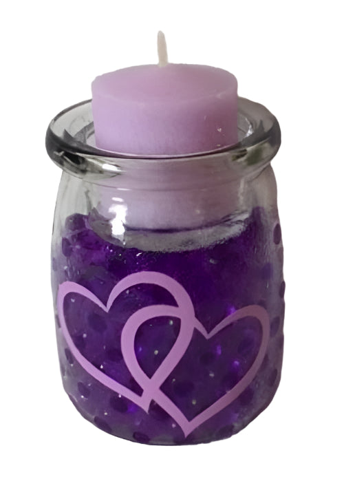 Glass Candle Holder
