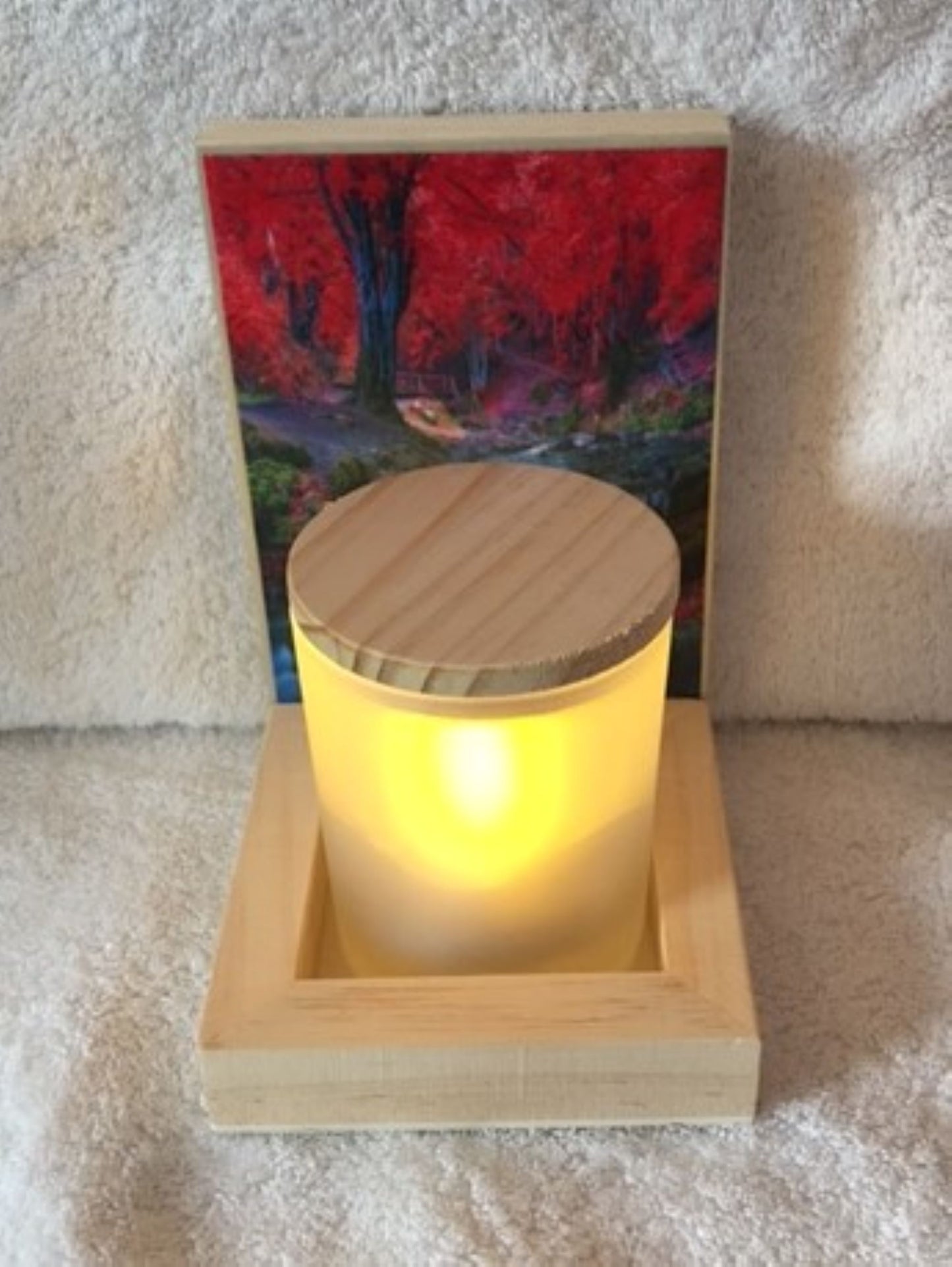 Wooden Candle Holders